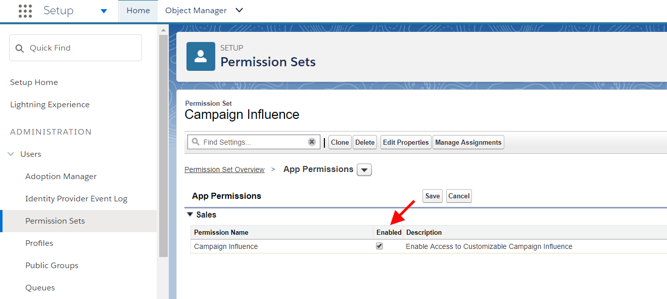 Campaign Influence Setup 6.11