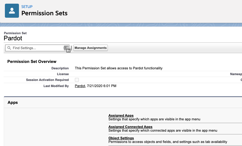 Salesforce permission sets