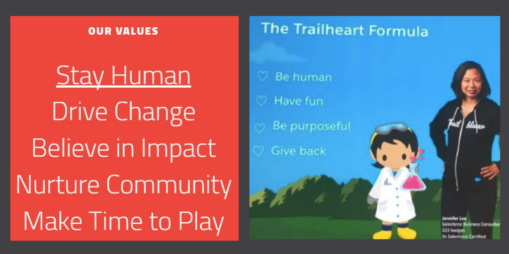 Trailheart vs Idealist Consulting values