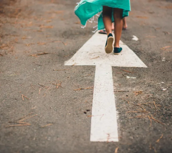 people walking on road