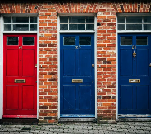 Three themes - three doors