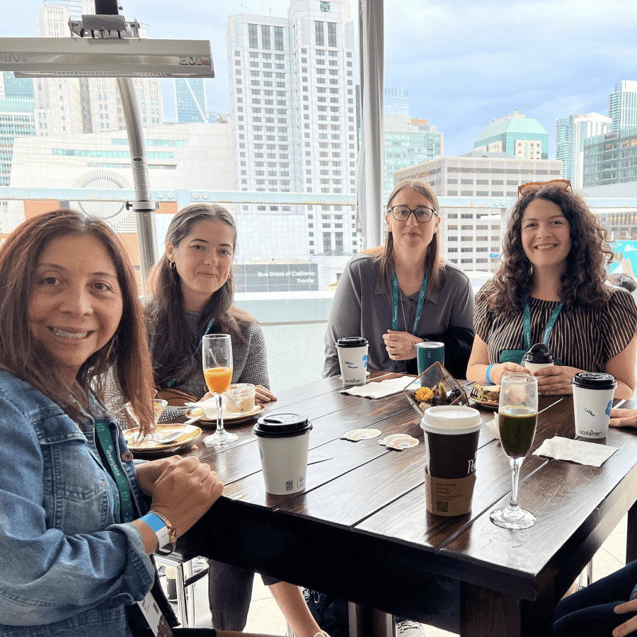 women having coffee