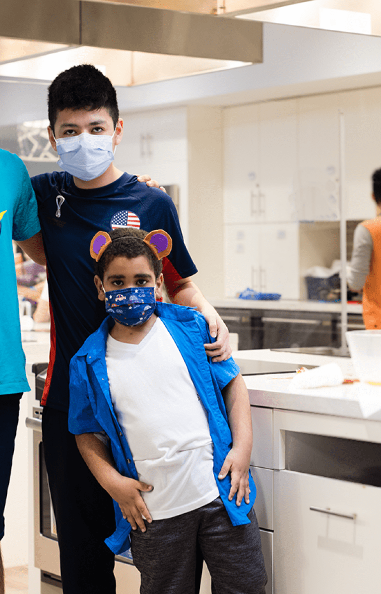 kids in kitchen