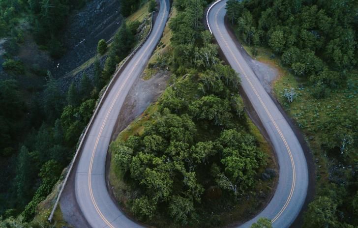 winding road