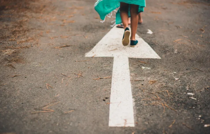 people walking on road
