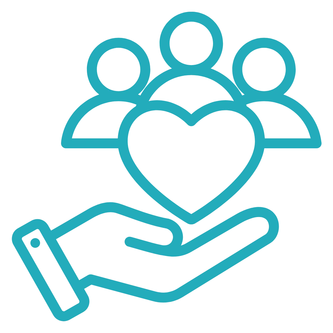 hand and heart icon