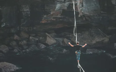 tight rope walker