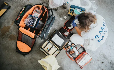emergency aid kit