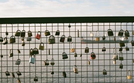 locks on fence